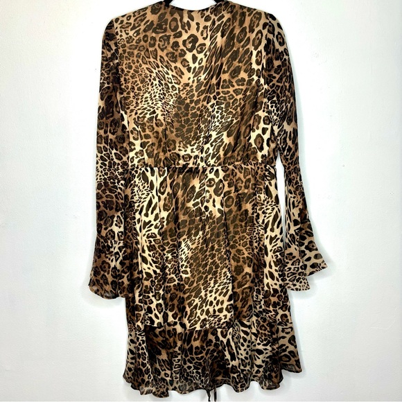 Casual leopard print dress size M - Picture 2 of 5
